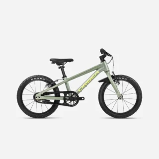 Orbea MX 16 Green y yellow, diseño moderno para niños